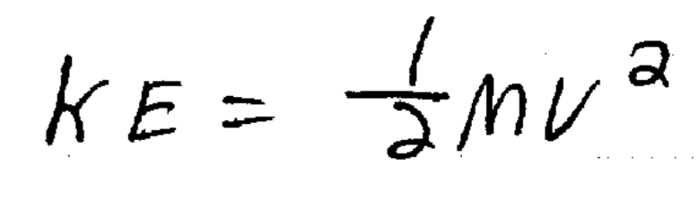 Kinetic Energy Ke 12 Mv2 Units - Energy Of Point Object Systems - MCAT ...