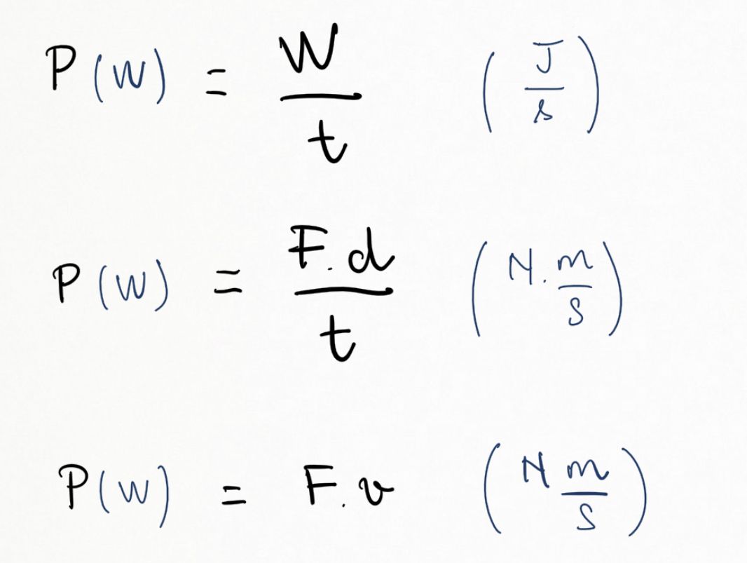 Power Units - Energy Of Point Object Systems - MCAT Content