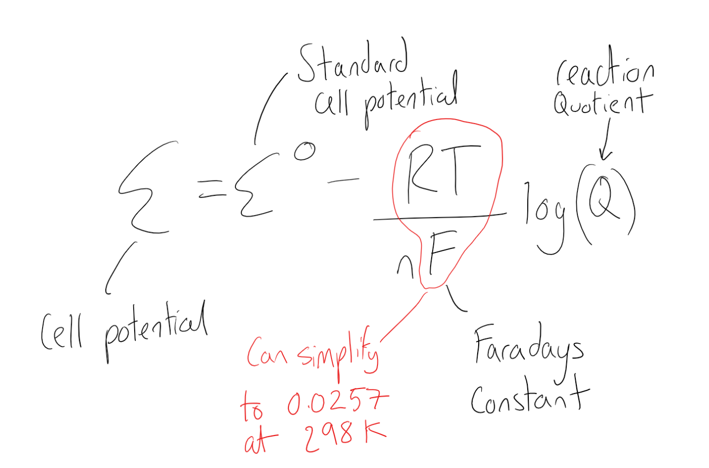 Concentration Cell Direction Of Electron Flow Nernst Equation ...